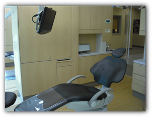 ADEC 500 CHAIRS with TV at Palm Harbor dentist office