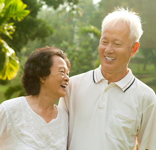 Dental implant dentures couple in Palm Harbor FL