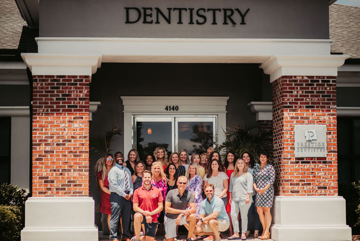 Prestige Dentistry Palm Harbor dental team photo